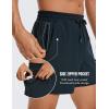 imageCRZ YOGA Mens Linerless Workout Shorts  5 Lightweight Quick Dry for Running Sports Athletic Gym with PocketsTrue Navy