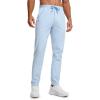 imageCRZ YOGA 4Way Stretch Athletic Pants for Men 30quot Workout Lounge Casual Work Jogger with Zip PocketChambray Blue