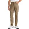 imageCRZ YOGA Mens All Day Comfy Golf Pants with 5Pocket 30quot32quot34quot Quick Dry Lightweight Casual Work Stretch TrousersArtifact Brown