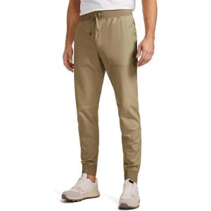 imageCRZ YOGA All Day Comfy Golf Joggers Pants for Men 30 Quick Dry Lightweight Stretch Work Casual Sweatpants with PocketsArtifact Brown