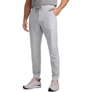 imageCRZ YOGA All Day Comfy Golf Joggers Pants for Men 30 Quick Dry Lightweight Stretch Work Casual Sweatpants with PocketsPlatinum Grey