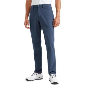 imageCRZ YOGA Mens All Day Comfy Golf Pants with 5Pocket 30quot32quot34quot Quick Dry Lightweight Casual Work Stretch TrousersElectric Blue