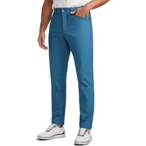 imageCRZ YOGA Mens All Day Comfy Golf Pants with 5Pocket 30quot32quot34quot Quick Dry Lightweight Casual Work Stretch TrousersIron Blue