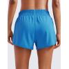 imageCRZ YOGA High Waisted Running Shorts for Women 25quot  Mesh Liner Quick Dry for Sport Athletic Workout with Zipper PocketMadagascar Blue