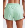 imageCRZ YOGA High Waisted Running Shorts for Women 25quot  Mesh Liner Quick Dry for Sport Athletic Workout with Zipper PocketMint Moment