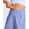 imageCRZ YOGA High Waisted Running Shorts for Women 25quot  Mesh Liner Quick Dry for Sport Athletic Workout with Zipper PocketPeriwinkle Purple