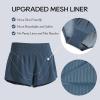 imageCRZ YOGA High Waisted Running Shorts for Women 25quot  Mesh Liner Quick Dry for Sport Athletic Workout with Zipper PocketStelindigo