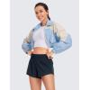 imageCRZ YOGA High Waisted Running Shorts for Women 25quot  Mesh Liner Quick Dry for Sport Athletic Workout with Zipper PocketTrue Navy