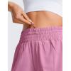 imageCRZ YOGA High Waisted Running Shorts for Women 25quot  Mesh Liner Quick Dry for Sport Athletic Workout with Zipper PocketVelvet Dust