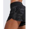 imageCRZ YOGA Mid Waisted Running Shorts for Women 4quot Soft for Gym Athletic Workout with Zipper Pocket Liner Quick DryBlack Tie Dye Flowers