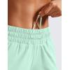 imageCRZ YOGA Womens Mid Waisted Running Shorts Liner  5 Quick Dry for Athletic Sport Workout Track with Zip PocketMint Moment