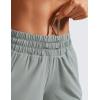 imageCRZ YOGA Womens Mid Waisted Running Shorts Liner  5 Quick Dry for Athletic Sport Workout Track with Zip PocketSterling