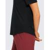 imageCRZ YOGA Womens Pima Cotton Short Sleeve Workout Shirts Casual Yoga TShirt Soft Athletic TopBlack