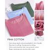 imageCRZ YOGA Womens Pima Cotton Short Sleeve Workout Shirts Casual Yoga TShirt Soft Athletic TopFestival Red