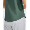 imageCRZ YOGA Womens Pima Cotton Short Sleeve Workout Shirts Casual Yoga TShirt Soft Athletic TopGraphite Green