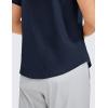 imageCRZ YOGA Womens Pima Cotton Short Sleeve Workout Shirts Casual Yoga TShirt Soft Athletic TopNavy