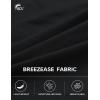 imageCRZ YOGA Lightweight Long Sleeve Workout Shirts for Women Gym Running Fall Tshirts High Neck Athletic Training TopsBlack