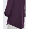 imageCRZ YOGA Lightweight Long Sleeve Workout Shirts for Women Gym Running Fall Tshirts High Neck Athletic Training TopsDeep Crocus Violet3