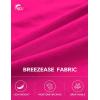 imageCRZ YOGA Lightweight Long Sleeve Workout Shirts for Women Gym Running Fall Tshirts High Neck Athletic Training TopsGranita Pink