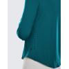 imageCRZ YOGA Lightweight Long Sleeve Workout Shirts for Women Gym Running Fall Tshirts High Neck Athletic Training TopsGreen Jade