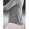 imageCRZ YOGA Lightweight Long Sleeve Workout Shirts for Women Gym Running Fall Tshirts High Neck Athletic Training TopsSilver Mist