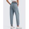 imageCRZ YOGA SoftAura Sweatpants Women Modal Joggers High Waisted Lounge Travel Casual Sweat Pants with Pockets Cinch BottomBelgian Blue