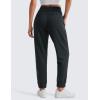 imageCRZ YOGA SoftAura Sweatpants Women Modal Joggers High Waisted Lounge Travel Casual Sweat Pants with Pockets Cinch BottomBlack