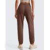 imageCRZ YOGA SoftAura Sweatpants Women Modal Joggers High Waisted Lounge Travel Casual Sweat Pants with Pockets Cinch BottomCoffee Brown