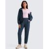 imageCRZ YOGA SoftAura Sweatpants Women Modal Joggers High Waisted Lounge Travel Casual Sweat Pants with Pockets Cinch BottomInk Blue