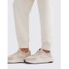 imageCRZ YOGA SoftAura Sweatpants Women Modal Joggers High Waisted Lounge Travel Casual Sweat Pants with Pockets Cinch BottomMilky White Bone
