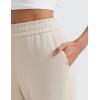 imageCRZ YOGA SoftAura Sweatpants Women Modal Joggers High Waisted Lounge Travel Casual Sweat Pants with Pockets Cinch BottomMojave Tan
