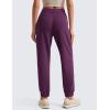 imageCRZ YOGA SoftAura Sweatpants Women Modal Joggers High Waisted Lounge Travel Casual Sweat Pants with Pockets Cinch BottomPlum Magenta