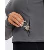 imageCRZ YOGA Womens Butterluxe Long Sleeve Workout Shirts Half Quarter Zip Sweatshirt Athletic Crop Tops Collared TShirtsDark Carbon