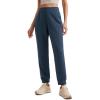 imageCRZ YOGA SoftAura Sweatpants Women Modal Joggers High Waisted Lounge Travel Casual Sweat Pants with Pockets Cinch BottomInk Blue