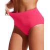 imageCRZ YOGA Womens High Waisted Bikini Bottom Tummy Control Bathing Suit Swimsuit Full Coverage Swim BriefsMagenta