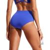 imageCRZ YOGA Womens High Waisted Bikini Bottom Tummy Control Bathing Suit Swimsuit Full Coverage Swim BriefsMilky Way Purple