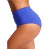 imageCRZ YOGA Womens High Waisted Bikini Bottom Tummy Control Bathing Suit Swimsuit Full Coverage Swim BriefsMilky Way Purple