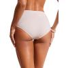 imageCRZ YOGA Womens High Waisted Bikini Bottom Tummy Control Bathing Suit Swimsuit Full Coverage Swim BriefsMilky White Bone