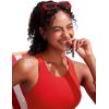 imageCRZ YOGA Racerback Tankini Tops for Women High Neck Modest Bathing Swim Suits Sporty Tank Only No BottomDeep Red
