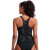 imageCRZ YOGA Racerback Tankini Tops for Women High Neck Modest Bathing Swim Suits Sporty Tank Only No BottomJungle Camouflage Gray