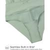 imageCRZ YOGA Womens 6 Swim Board Shorts High Waisted Quick Dry Bathing Bottoms Swimsuit Trunks with Liner and PocketsGreen Palm Court