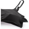 imageCRZ YOGA Womens Bikini Top AC Adjustable Spaghetti Straps Bathing Suit Scoop Neck Padded Swimsuit BraBlack