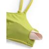 imageCRZ YOGA Womens Bikini Top AC Adjustable Spaghetti Straps Bathing Suit Scoop Neck Padded Swimsuit BraPrimrose Yellow