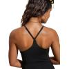 imageCRZ YOGA Womens One Piece Swimsuits Modest Swim Dress Tummy Control Adjustable YBack Straps Athletic Bathing Suit SwimwearBlack