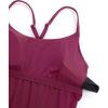 imageCRZ YOGA Womens One Piece Swimsuits Modest Swim Dress Tummy Control Adjustable YBack Straps Athletic Bathing Suit SwimwearFuchsia