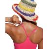 imageCRZ YOGA Womens One Piece Swimsuits Modest Swim Dress Tummy Control Adjustable YBack Straps Athletic Bathing Suit SwimwearMagenta