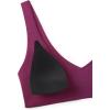 imageCRZ YOGA Womens V Neck Bikini Tops Bathing Suit V Back Wide Straps Swim Bra Padded SwimsuitFuchsia