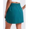 imageCRZ YOGA High Waisted Golf Skirts for Women A Line Tennis Athletic Casual Skort with Inner Shorts PocketsBorealis Green