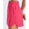 imageCRZ YOGA High Waisted Golf Skirts for Women A Line Tennis Athletic Casual Skort with Inner Shorts PocketsLip Gloss Pink