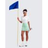 imageCRZ YOGA High Waisted Golf Skirts for Women A Line Tennis Athletic Casual Skort with Inner Shorts PocketsMint Moment
